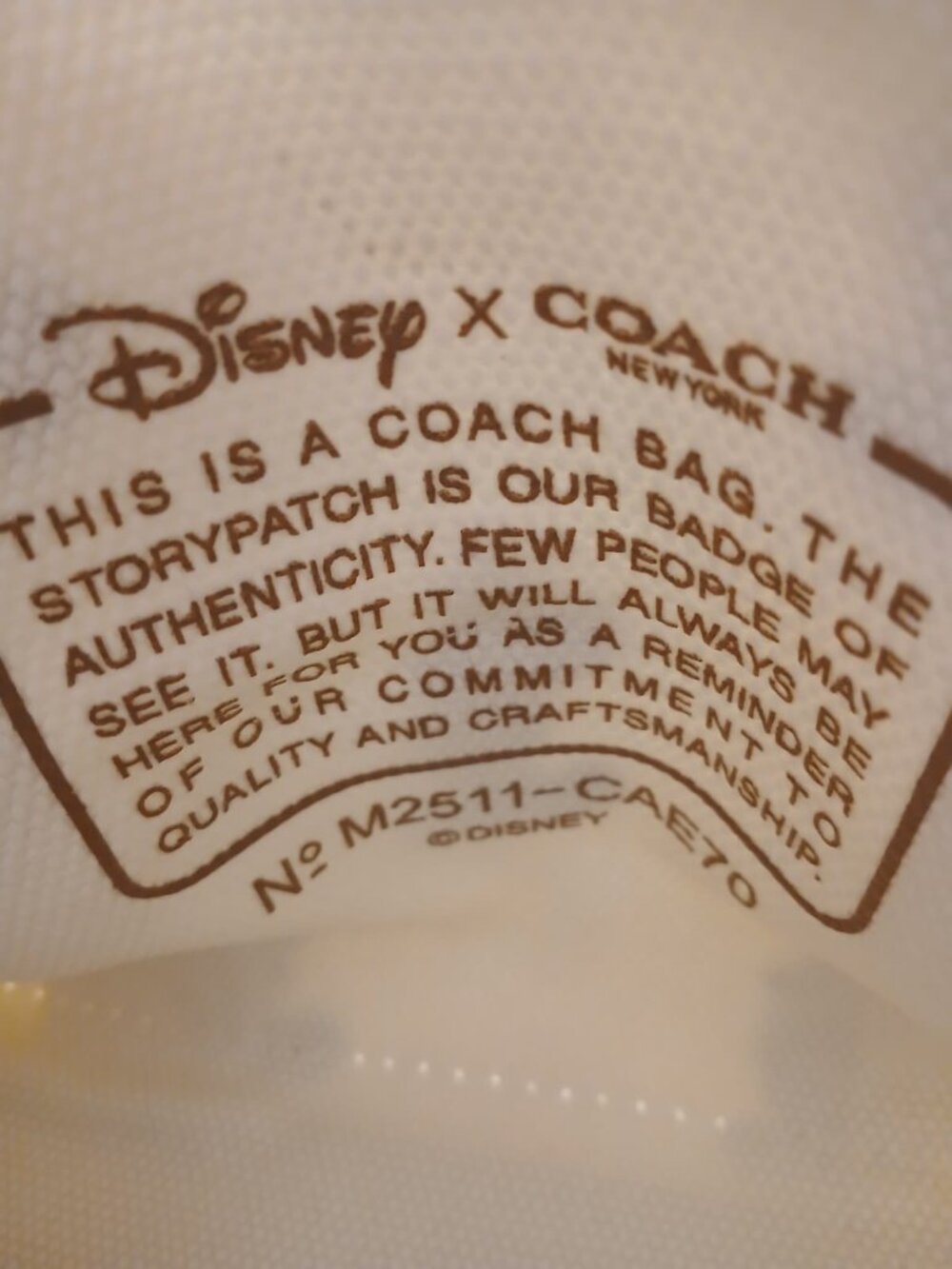 Disney X Coach Cargo Tote Bag with Mickey Mouse Print Signature Canvas - Picture 5 of 8